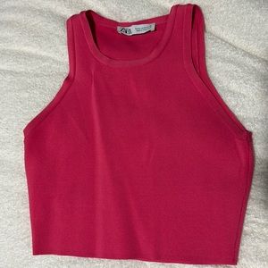 Pink top from Zara, sized medium!